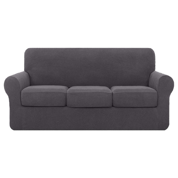 Soft Jacquard Sofa Slipcover (Three Seat Cushions)