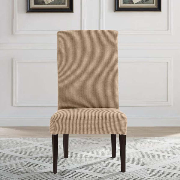 Soft Jacquard Box Cushion Dinning Chair Slipcover (Set of 4)